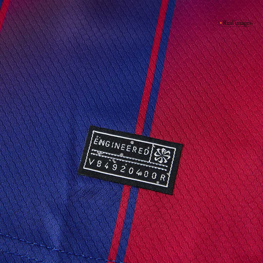 Kid's Barcelona Otthon Soccer Mez Készlet(Mez+Rövidnadrág) 2025/26 Piros&Kék
