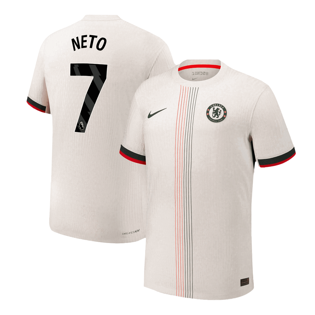 NETO #7 Chelsea Játékos Idegenbeli Mez 2025/26 Fehér