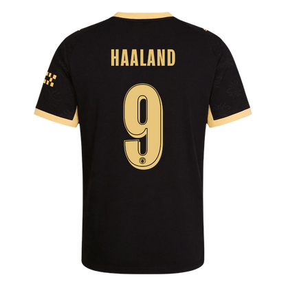 HAALAND #9 Manchester City Játékos Verzió Idegenbeli Mez 2026/27 Fekete - UCL