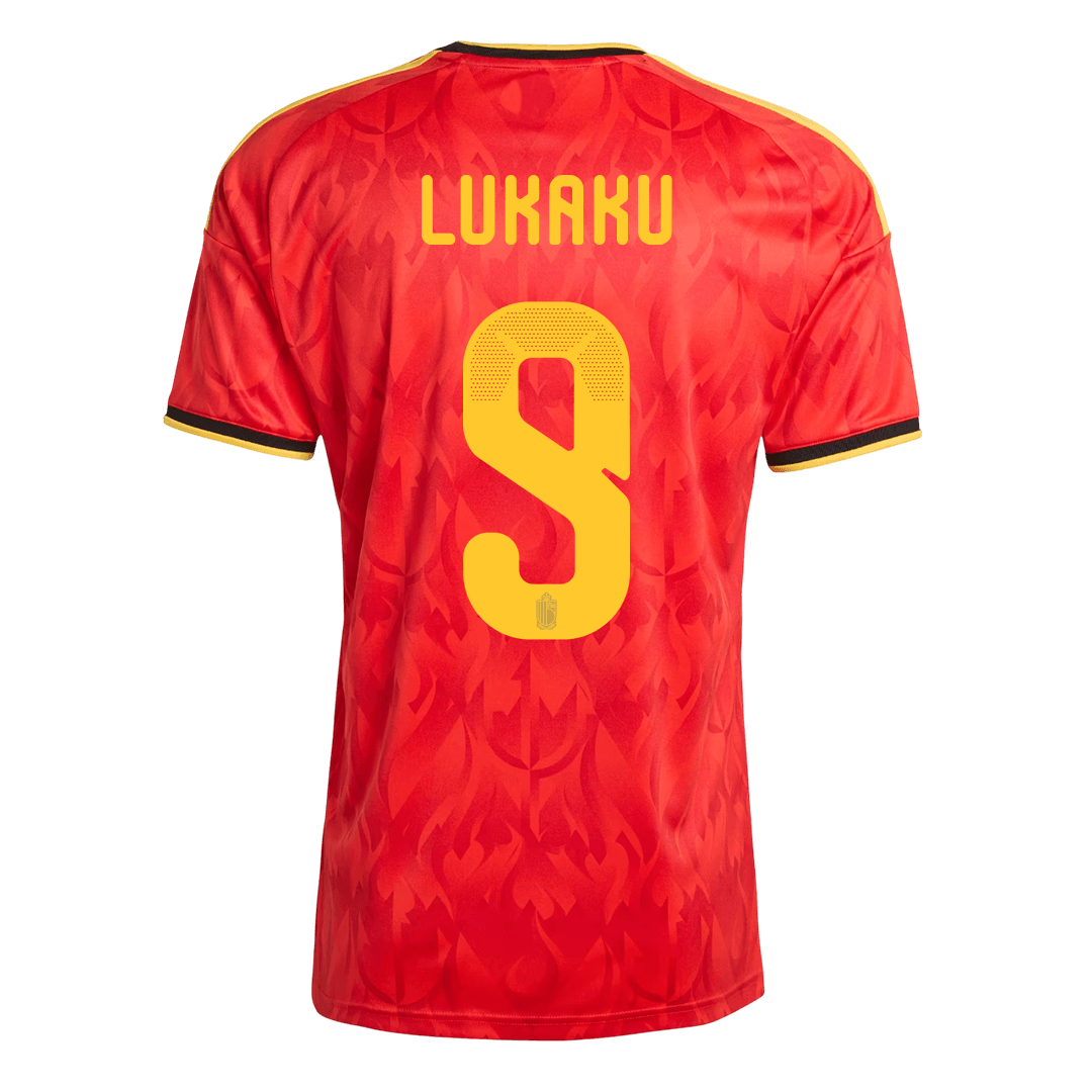 LUKAKU #9 Belgium Hazai Mez 2026 Piros