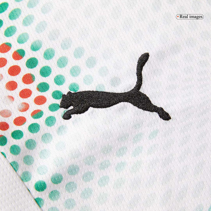 Női RONALDO #7 Portugal Idegenbeli Futball Mez 2025 Fehér