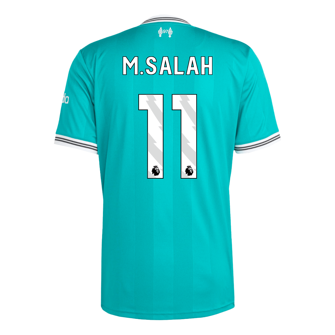 M.SALAH #11 Liverpool  Idegenbeli  Harmadik  Mez 2025/26  Zöld