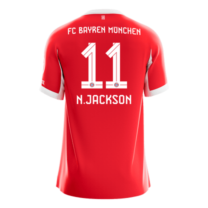 N.JACKSON #11 Bayern Munich
 Otthon Futball Mez 2025/26 Piros