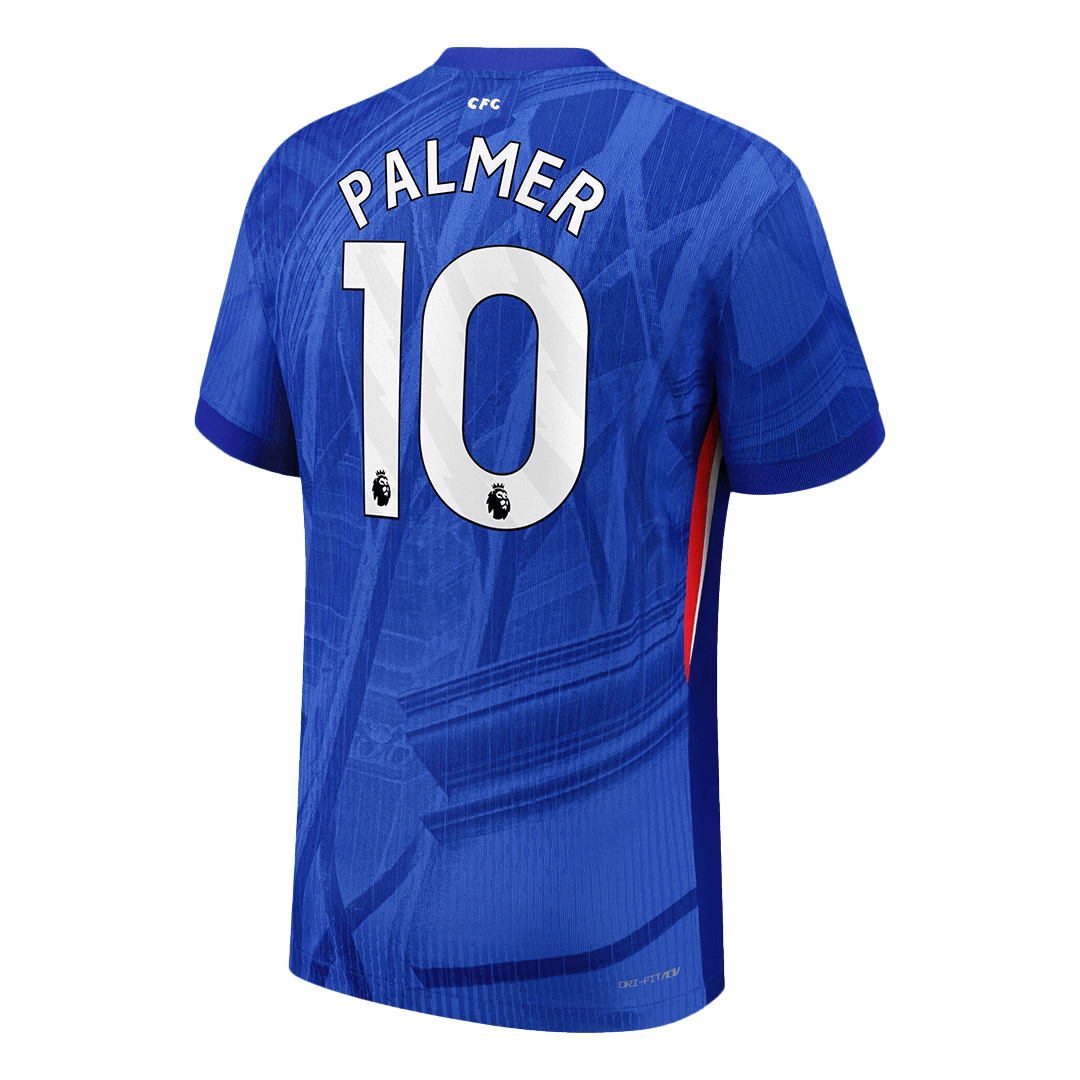 PALMER #10 Hiteles Chelsea Otthon Soccer Mez 2025/26 Kék