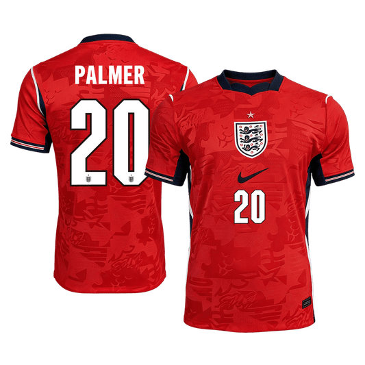 PALMER #20 England Játékos Verzió Idegenbeli Mez Világbajnoki 2026 Piros