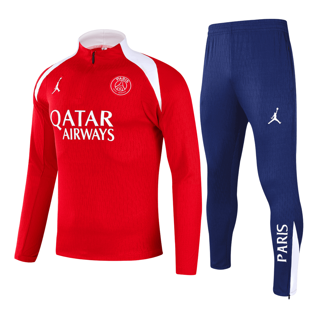 PSG Zip Felső Kabát Szett(Dzseki+Nadrág) 2025/26 Piros