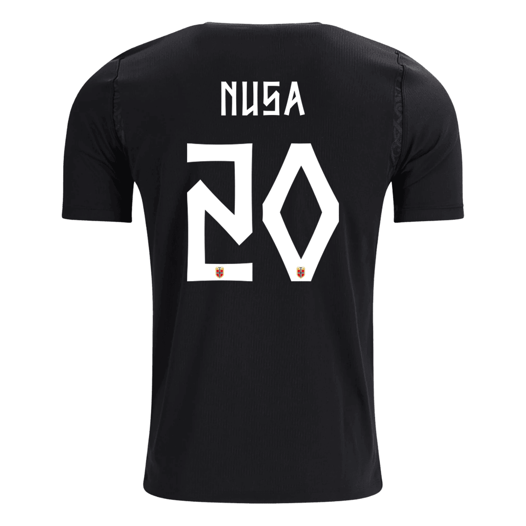 NUSA #20 Norway Idegenbeli Világbajnoki Mez 2026 Fekete