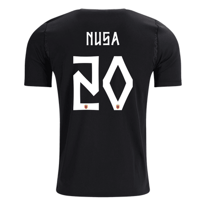 NUSA #20 Norway Idegenbeli Világbajnoki Mez 2026 Fekete