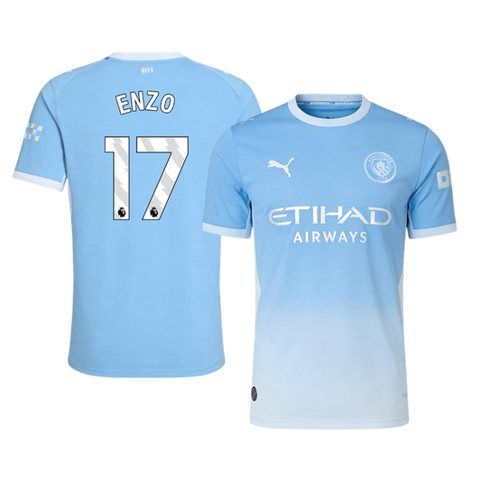 ENZO #17 Manchester City Játékos Verzió Hazai Mez 2026/27 Kék