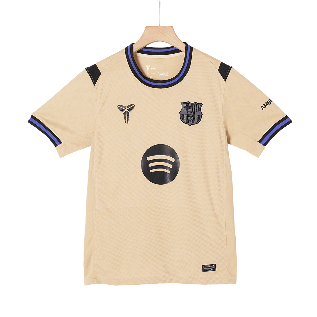 LAMINE YAMAL #10 Barcelona Idegenbeli Soccer Mez 2025/26 Sárga - UCL