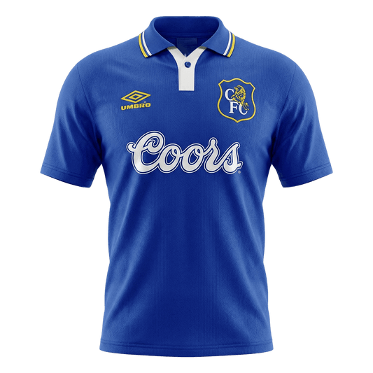 Chelsea Hazai Retro Futball Mez 95/97 Kék 2025/26