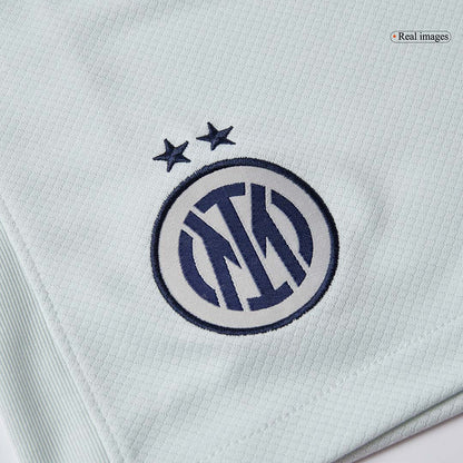 Inter Milan Idegenbeli Soccer Rövidnadrág 2025/26 Fehér
