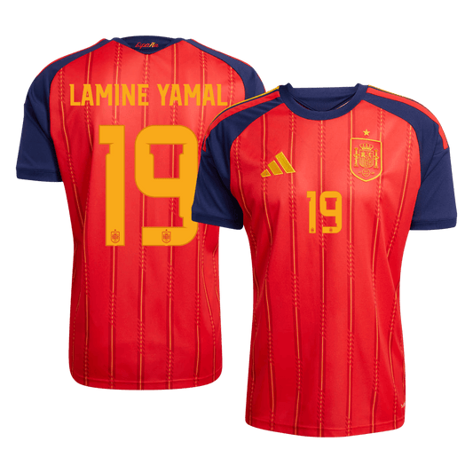 LAMINE YAMAL #19 Spain Hazai Futball 2026 Piros Világbajnoki