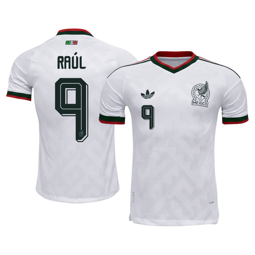 RAÚL #9 Mexico Játékos Verzió Idegenbeli Mez Világbajnoki 2026 Fehér