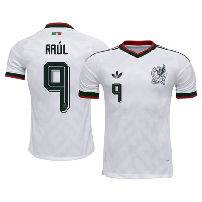 RAÚL #9 Mexico Játékos Verzió Idegenbeli Mez Világbajnoki 2026 Fehér