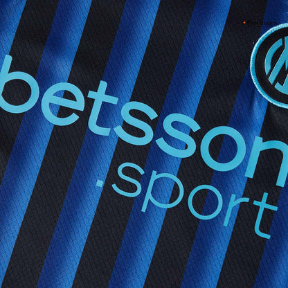 Kid's Inter Milan Otthon Soccer Mez Készlet(Mez+Rövidnadrág) 2025/26 Kék&Fekete