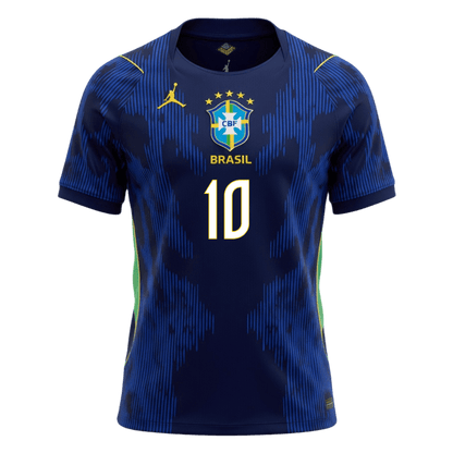 NEYMAR JR. #10 Brazil Idegenbeli Mez 2026 Sötétkék