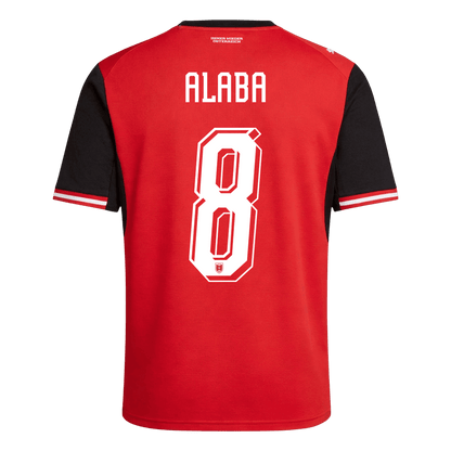 ALABA #8 Austria Hazai Mez Világbajnoki 2026 Piros