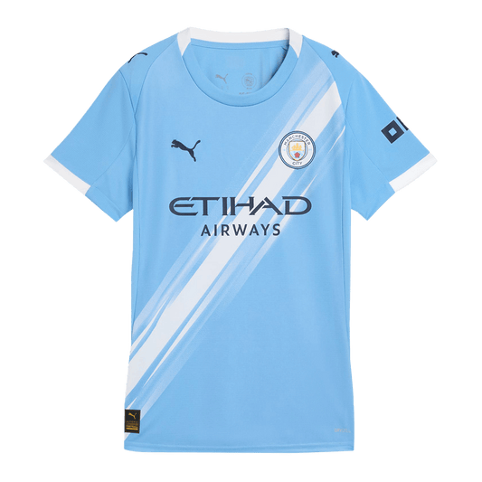 Női Manchester City Mez 2025/26 Kék