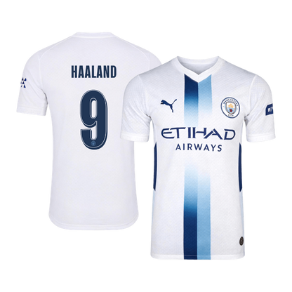 HAALAND #9 Manchester City Játékos Verzió Harmadik Mez 2026/27 Fehér - UCL