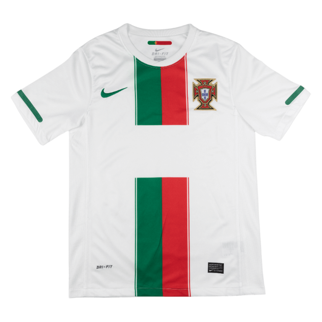 Portugal Idegenbeli Retro Futball Mez 2010 Fehér