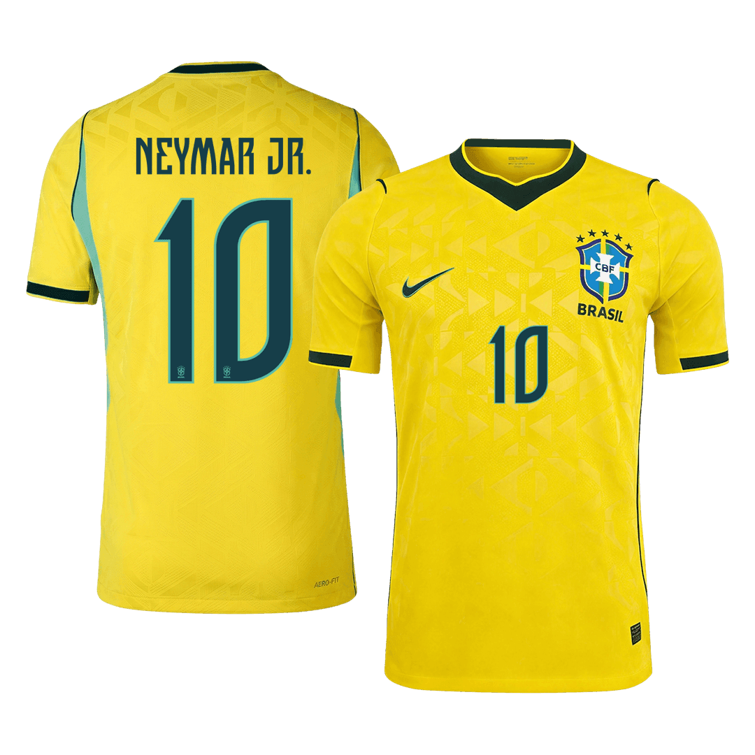 NEYMAR JR. #10 Brazil Játékos Verzió Hazai Mez Világbajnoki 2026 Sárga