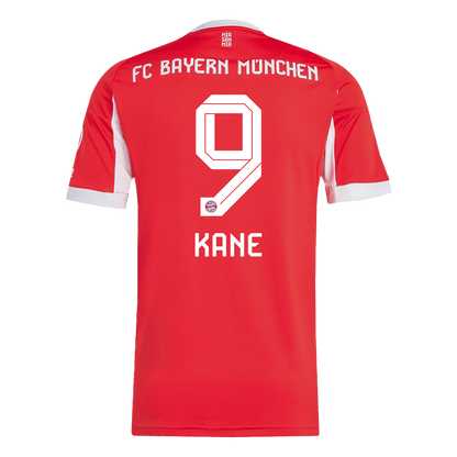 KANE #9 Bayern Munich Otthon Soccer Mez 2025/26 Piros