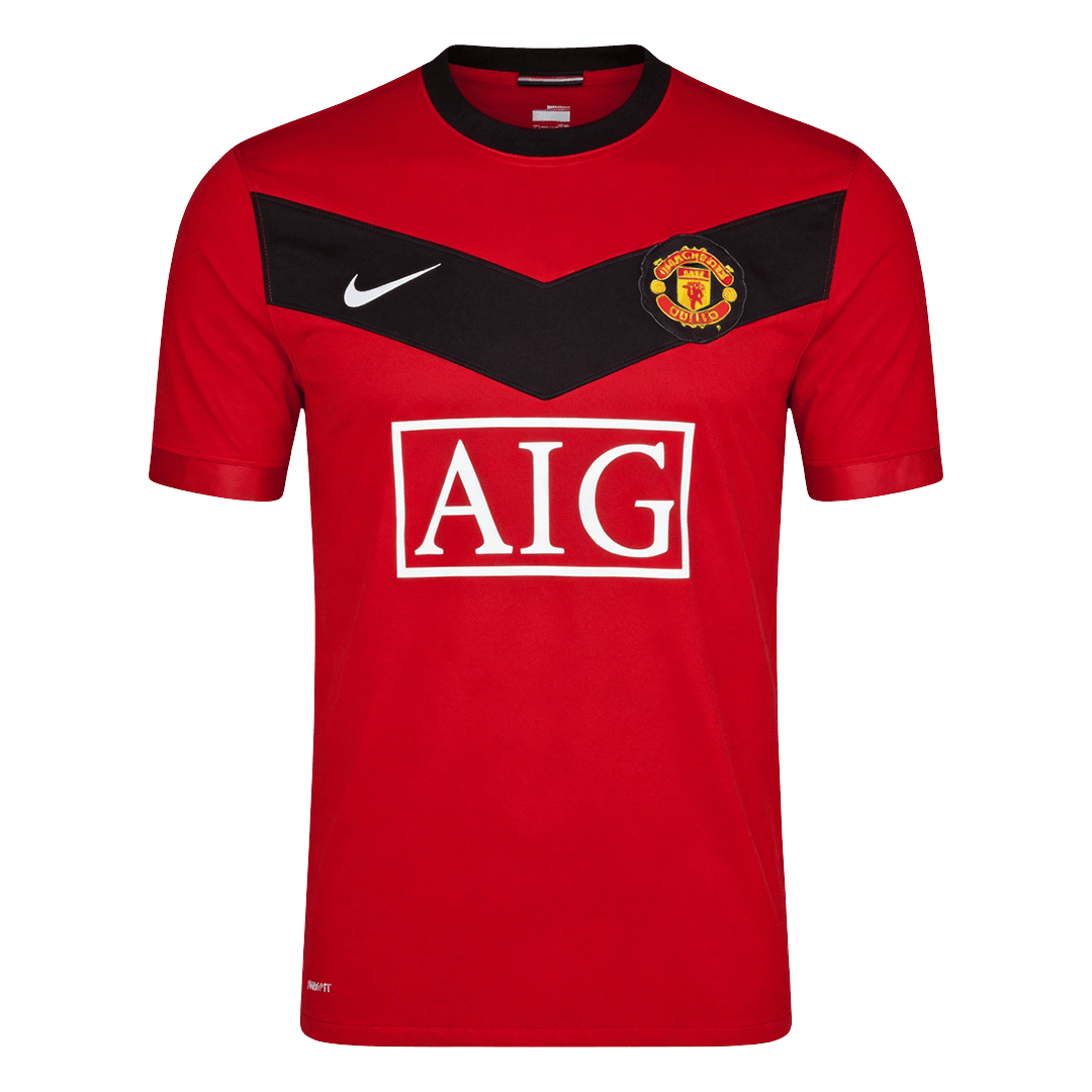 Manchester United Hazai Retro Futball Mez 2009/10 Piros