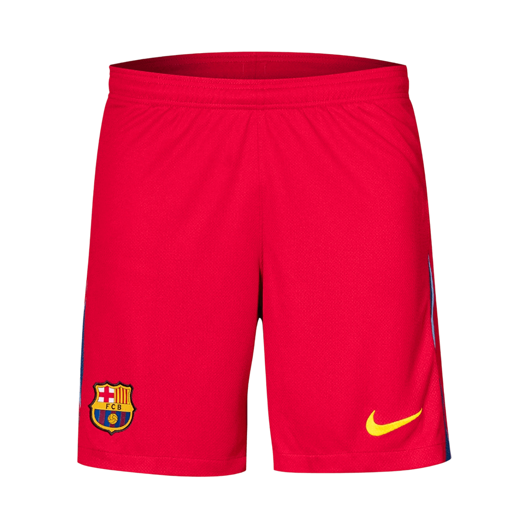 Barcelona Negyedik Rövidnadrág 2025/26 Piros