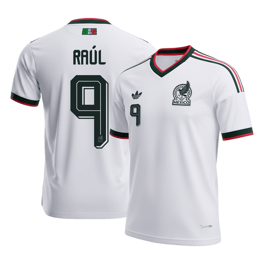 RAÚL #9 Mexikó Idegenbeli Mez 2026 Fehér