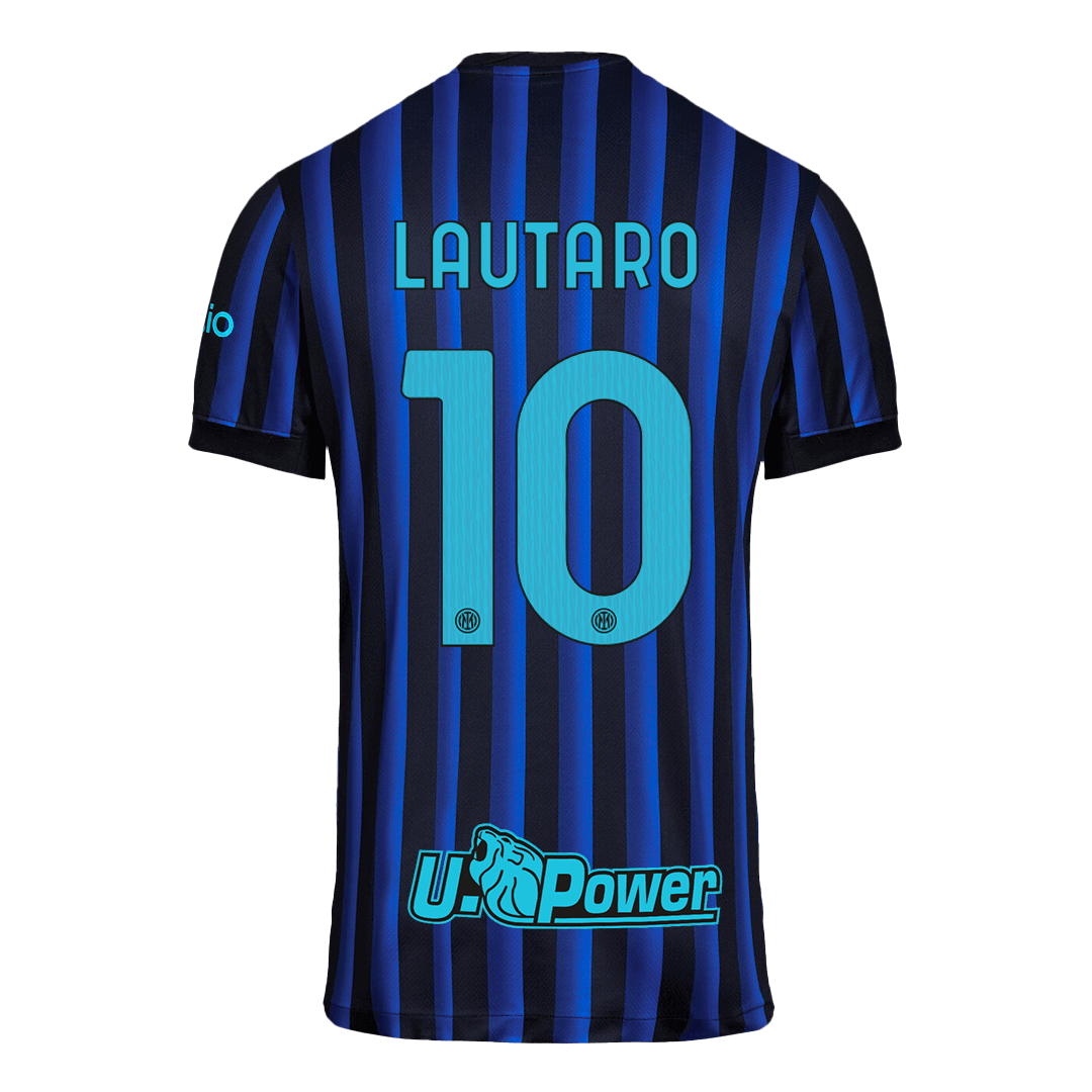 LAUTARO #10 Inter Milan Otthon Soccer Mez 2025/26 Kék&Fekete