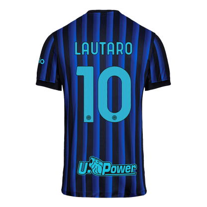 LAUTARO #10 Inter Milan Otthon Soccer Mez 2025/26 Kék&Fekete