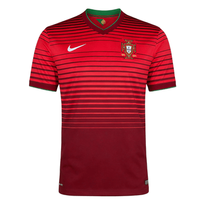 Portugal Retro Futball Mez 2014 Piros