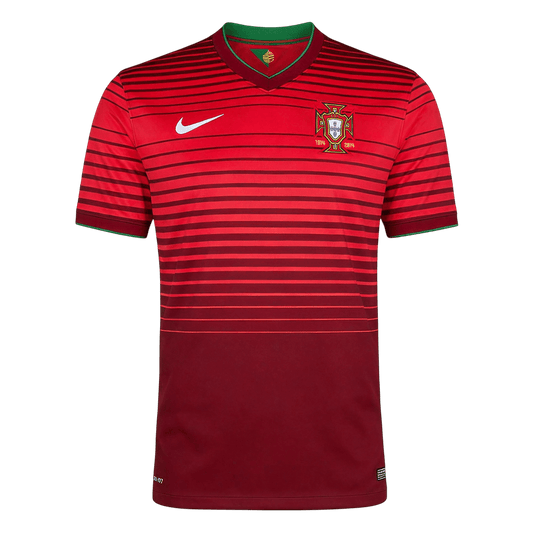 Portugal Retro Futball Mez 2014 Piros