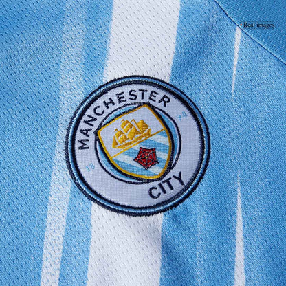 Gyerek Manchester City 
Otthoni 
Mez 
 
Készlet (Mez + Nadrág)2025/26 
 Kék