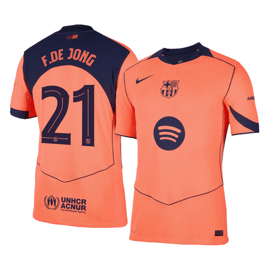F.DE JONG #21 Barcelona Játékos Idegenbeli Harmadik Mez 2025/26