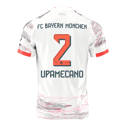 UPAMECANO #2 Bayern Munich Idegenbeli Mez 2025/26 Fehér
