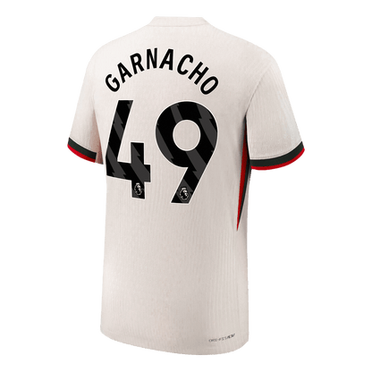 GARNACHO #49 Chelsea Játékos Idegenbeli Mez 2025/26 Fehér