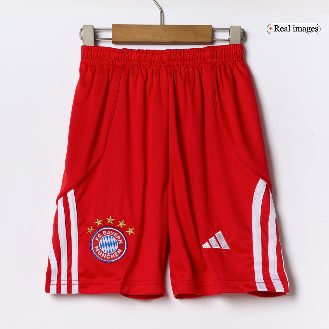 Gyerekek   Bayern Munich Otthon Soccer Mez Készlet(Mez+Rövidnadrág) 2025/26 Piros