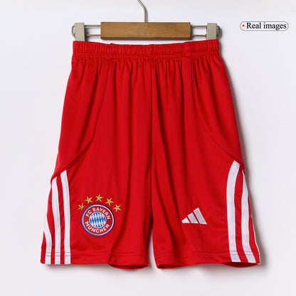 Gyerekek   Bayern Munich Otthon Soccer Mez Készlet(Mez+Rövidnadrág) 2025/26 Piros