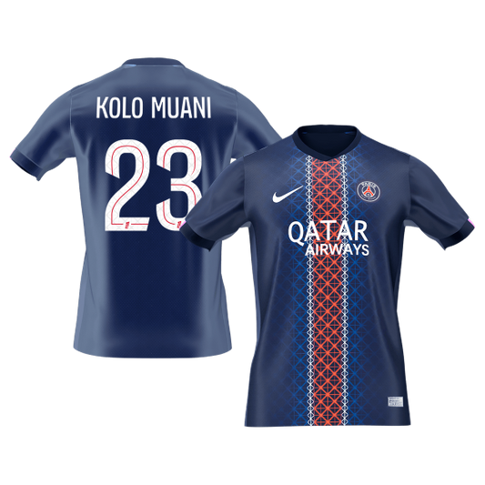 KOLO MUANI #23 PSG
 Otthon Futball Mez 2025/26 Sötétkék