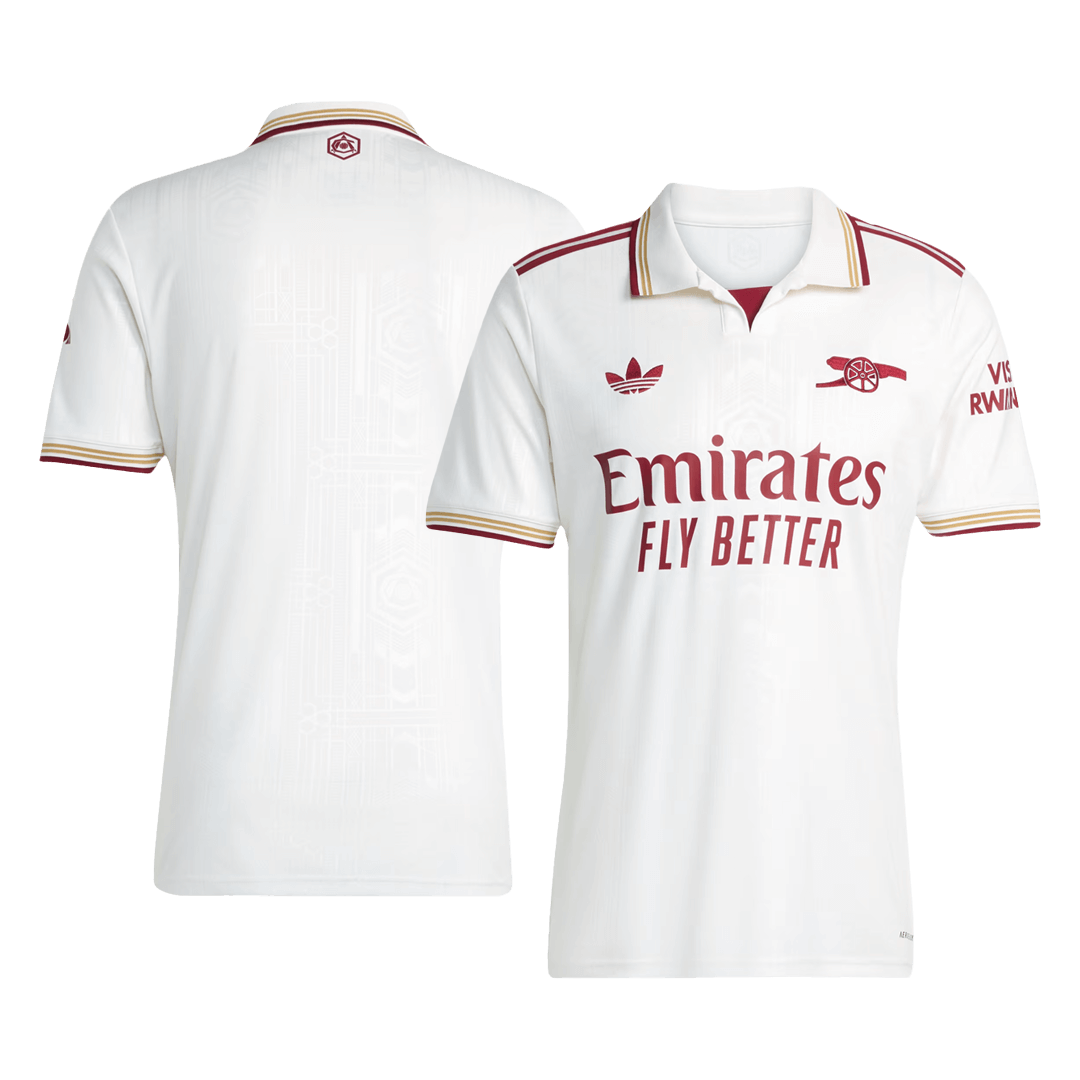 Arsenal Harmadik Mez Szett (Mez+Nadrág+Zokni) 2025/26 Fehér