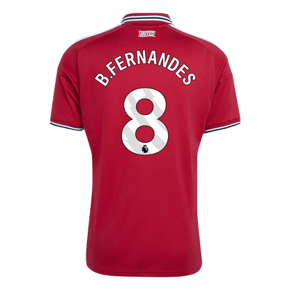 B.FERNANDES #8 Manchester United Hazai Mez 2026/27 Piros