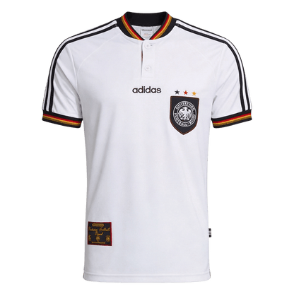 Germany Hazai Retro Futball Mez 1996 Fehér