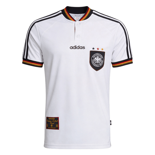 Germany Hazai Retro Futball Mez 1996 Fehér