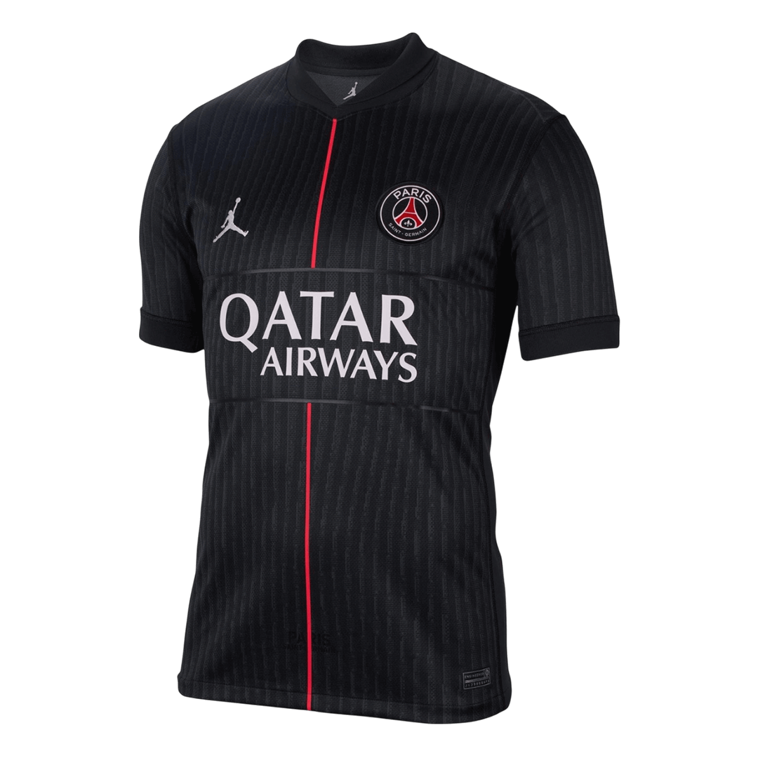 PSG Negyedik Mez Szett (Mez+Nadrág) 2025/26 Fekete