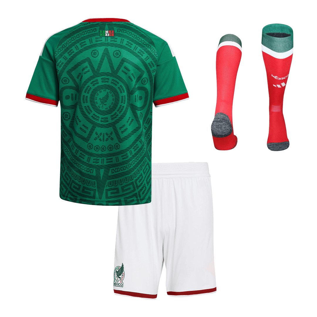 Mexico Gyerek Hazai Mez Készlet(Mez+Nadrág+Zokni) 2025/26 Zöld