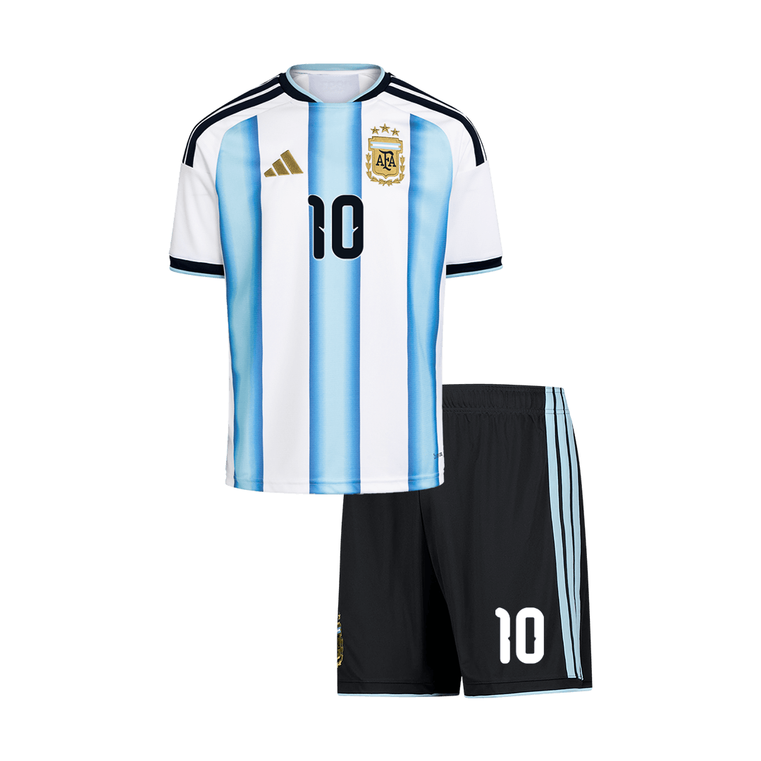 Argentina MESSI #10 Gyerek Hazai Világbajnokság Mez Készlet(Mez+Nadrág) 2026