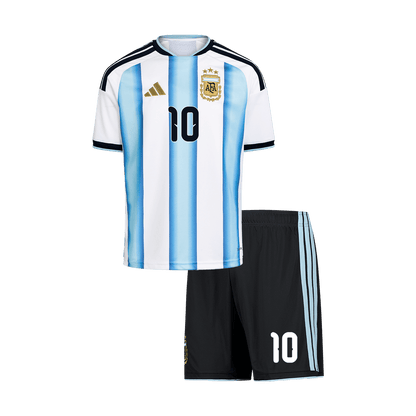 Argentina MESSI #10 Gyerek Hazai Világbajnokság Mez Készlet(Mez+Nadrág) 2026
