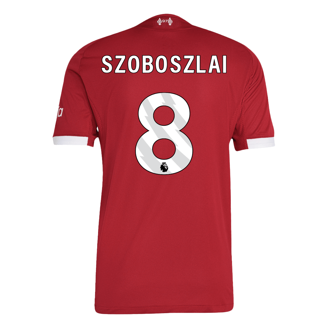 SZOBOSZLAI #8 Liverpool Játékos Otthon Mez 2025/26 Piros